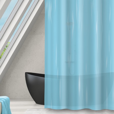 Duschvorhang ROMANA PEVA 180x180cm Blau MSV