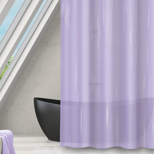 Tenda da doccia PEVA ROMANA 180x180cm Lavanda MSV