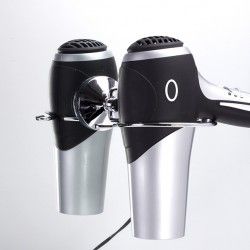 Soporte de pared para secador de pelo con ventosa MSV