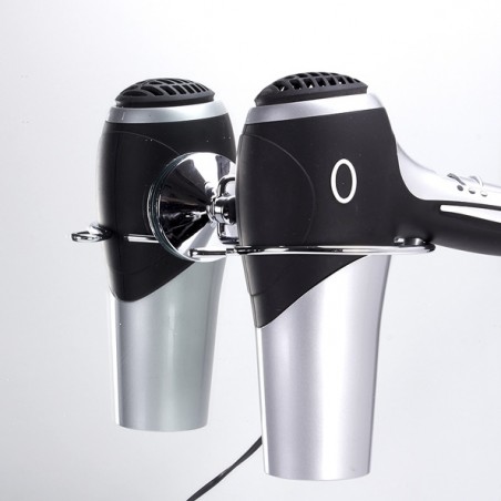 Soporte de pared para secador de pelo con ventosa MSV