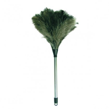 MSV Plumeau En Plumes D'Autruche Manche Inox - Petit M