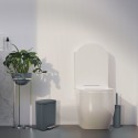 Papelera con pedal Acero AKIRA 5L Gris mate Spirella