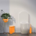 Poubelle à  pédale Acier AKIRA 5L Orange mat Spirella