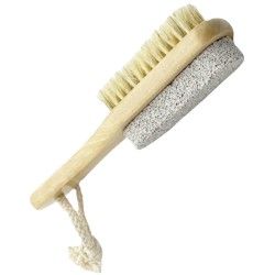 MSV Brosse de bain en bois 2 en 1
