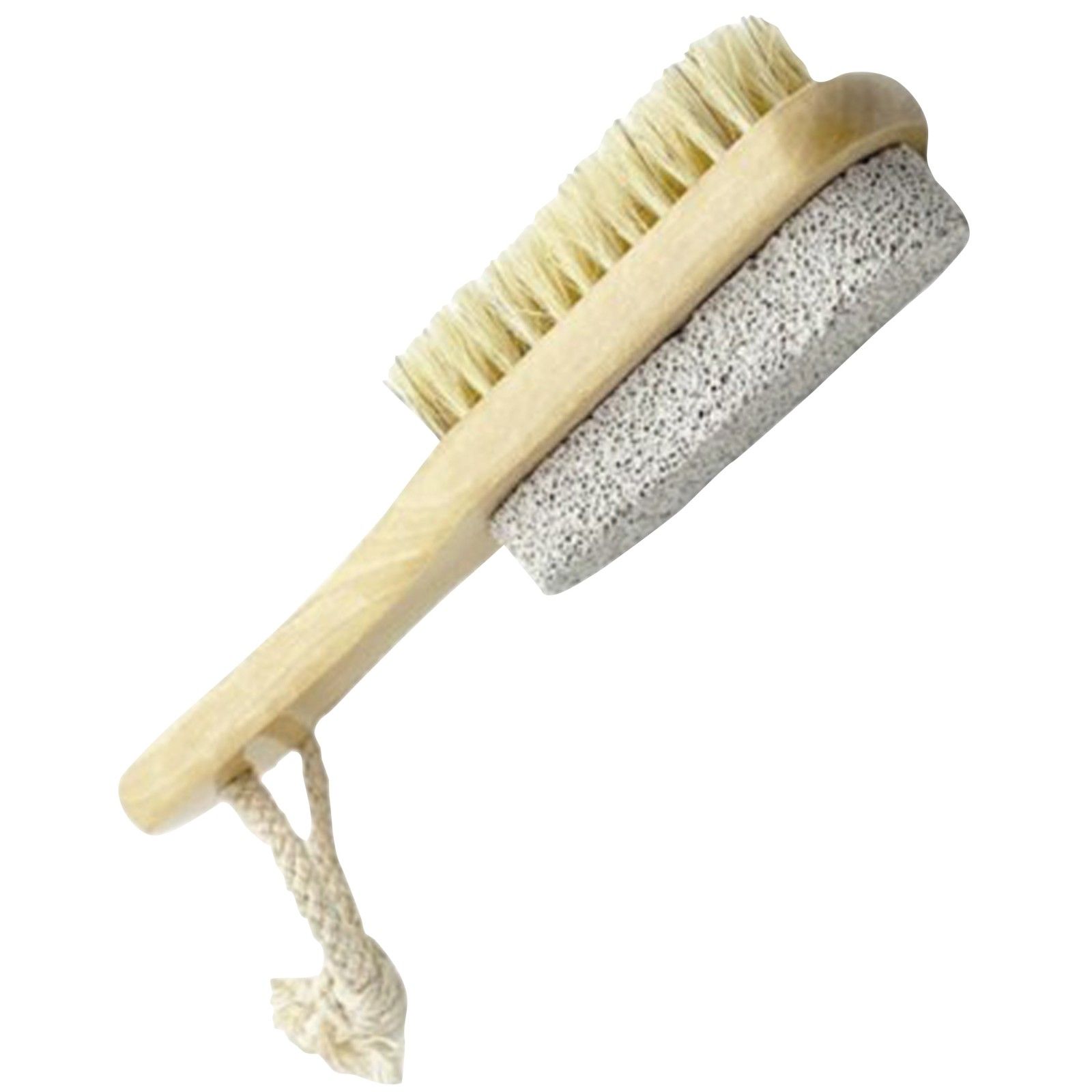 MSV Brosse de bain en bois 2 en 1