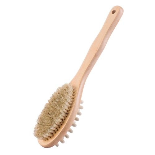 MSV Double-sided wooden bath brush