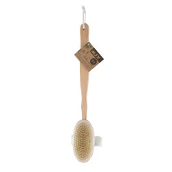 Brosse de bain en bois avec manche détachable MSV