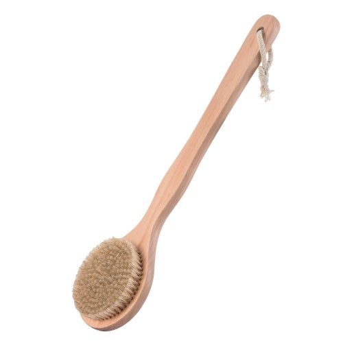 MSV Brosse de bain en bois exfoliante