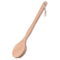 Brosse de bain en bois exfoliante MSV