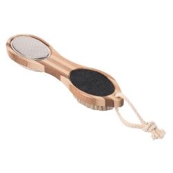 Cepillo de baño de pies de madera 4 en 1 MSV