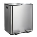 Selective Sorting Bin 40L ALIYA (2x20L) Brushed Steel Spirella
