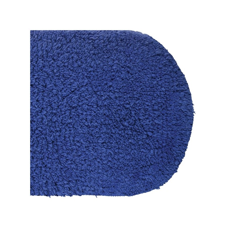 Cotton bath mat CAROLINA 47x50cm Blue Spirella