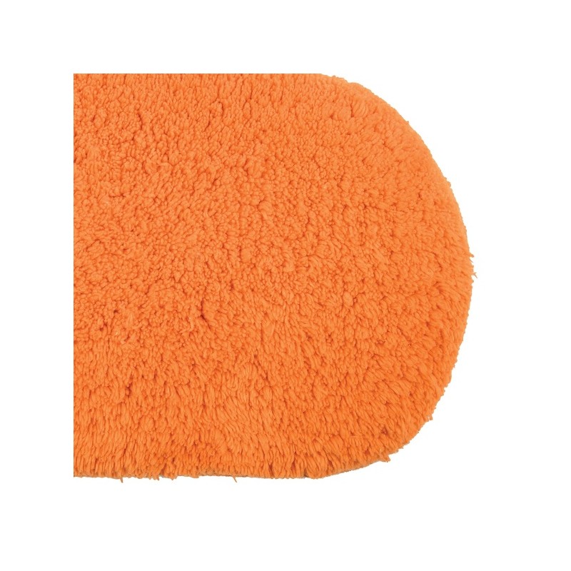 Tapis de bain Coton CAROLINA 47x50cm Orange Spirella