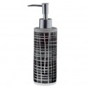 Distributeur de savon Céramique TRAIT Noir & Blanc Spirella