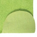 Alfombra de baño CAROLINA de algodón 55x55 cm Verde kiwi Spirella