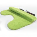 Cotton bath mat CAROLINA 55x55cm Kiwi Green Spirella