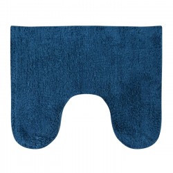 Tapis de bain Lavabo & Wc Coton 45x35cm Bleu Foncé MSV