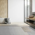 Alfombra de baño de microfibra 50x80cm Wave Topo MSV