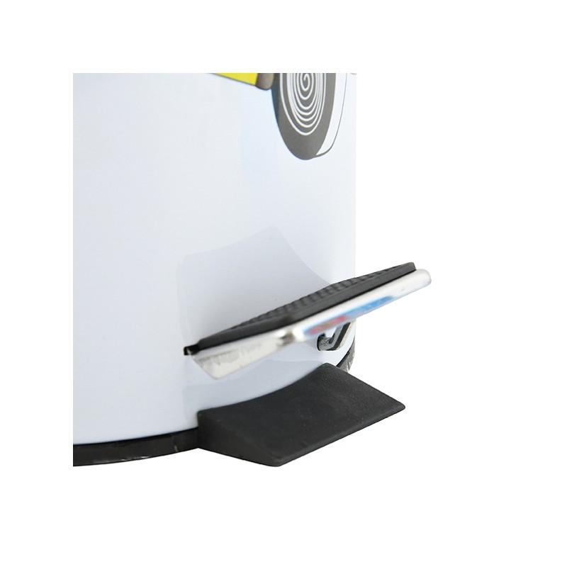 Papelera con pedal acero inoxidable 3L Cox 70's MSV