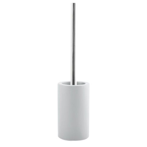 Scopino con supporto in ceramica TUBE-MATT bianco opaco Spirella