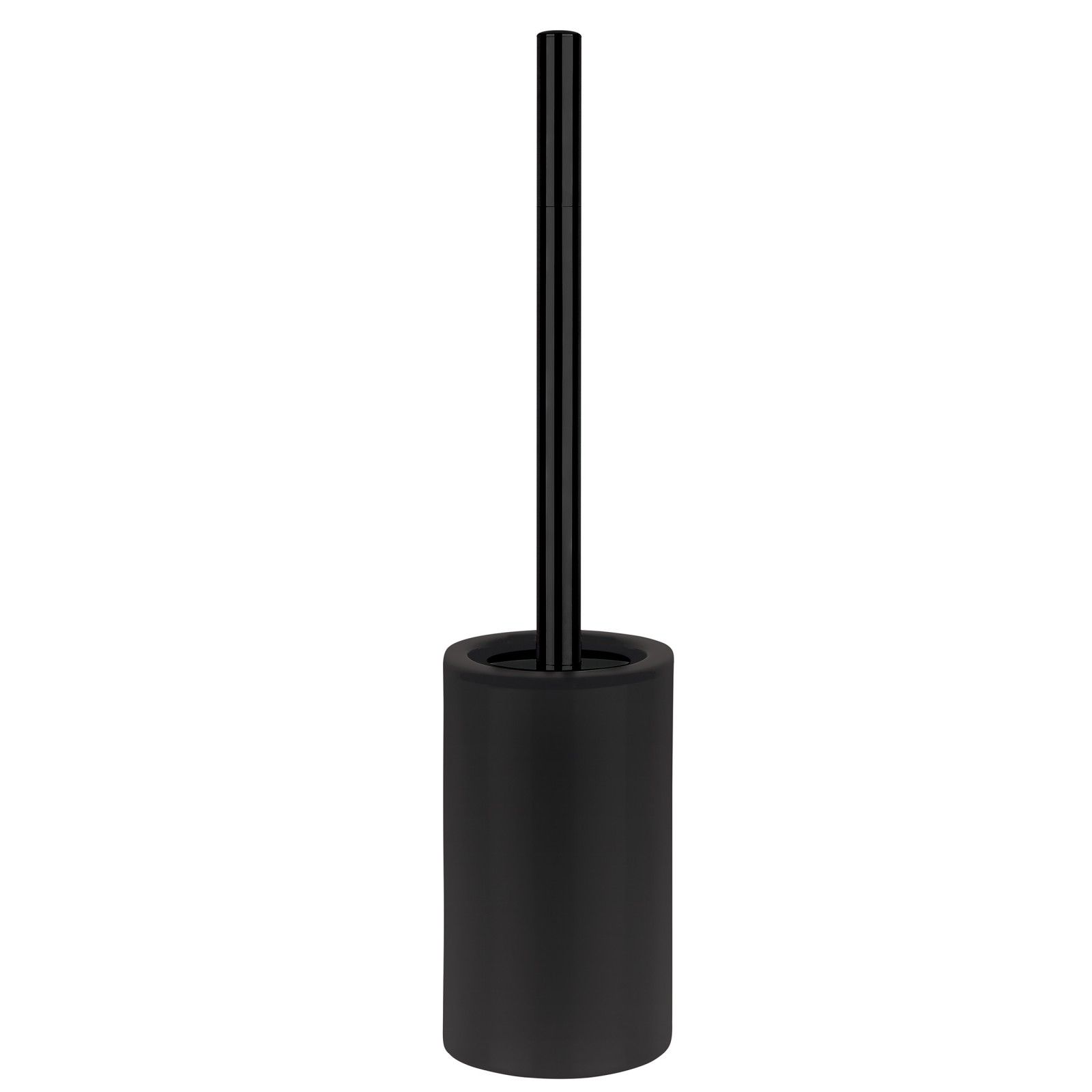 Brosse wc avec support Céramique TUBE-MATT Noir mat Spirella