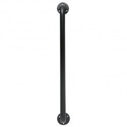 MSV Richt- oder Stützstange Stahl 60 cm Mattschwarz
