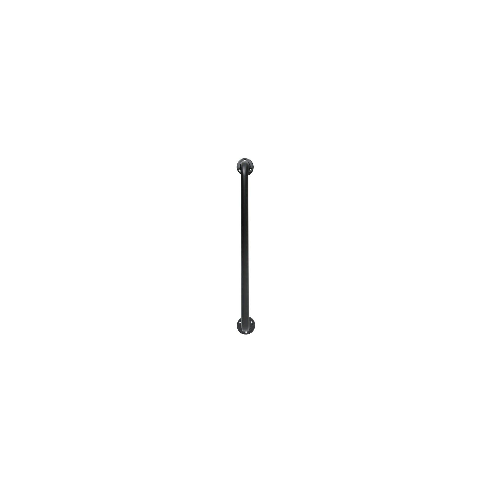 Barre de redressement ou d'appui Acier 60cm Noir mat MSV