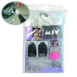 Set de 3 Fundas de Ropa Vacías Air para Colgar Transparente MSV