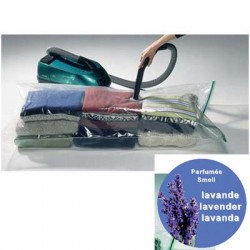 Housse Parfumee Lavande vide air Polyamide Transparent MSV