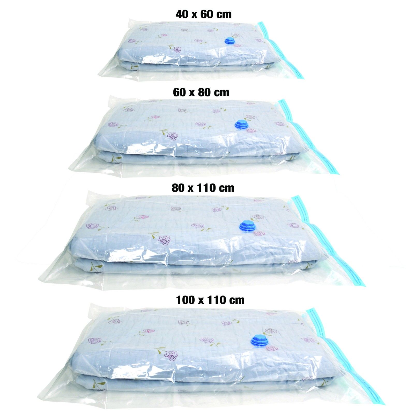Lot de 4 housses vide d'air (4 dimensions) MSV