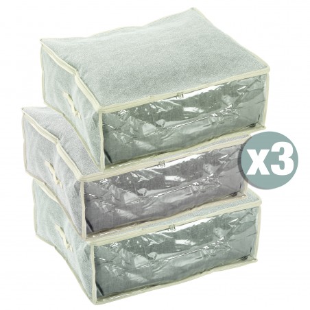 Lot de 3 housses pour couette MSV