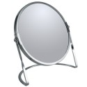 Magnifying mirror on stand Steel AKIRA Brushed Spirella