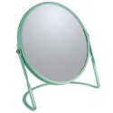 Magnifying mirror on stand Steel AKIRA Matt green Spirella