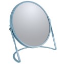 Free-standing magnifying mirror Steel AKIRA Fog Gray Spirella