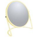 Magnifying mirror on base Steel AKIRA Matt yellow Spirella