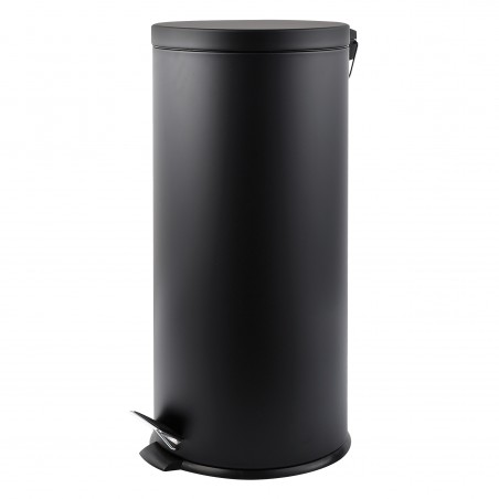 kitchen pedal bin 30L Matt Black MSV