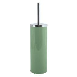 Escobillero con soporte de acero inoxidable y acero verde Basil MSV