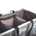 Panier à  linge 3 compartiments DARK LIGHT COLOR (3x30L) Taupe MSV