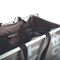 Laundry basket 3 compartments DARK LIGHT COLOR (3x30L) Taupe MSV