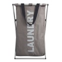 Panier à  linge LAUNDRY 50L Taupe MSV