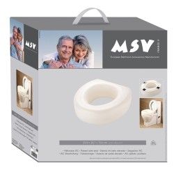 Rehausseur WC 15cm pour personne à  mobilité réduite - Max 100kg MSV
