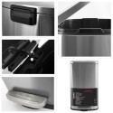 Poubelle à  pédale de cuisine grande capacité Inox AKIRA 50L Brossé Spirella