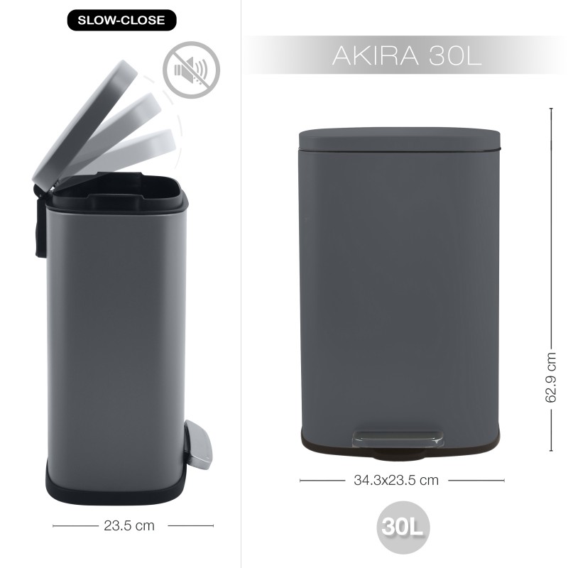 poubelle de cuisine 30L