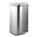Poubelle à  pédale de cuisine Inox AKIRA 30L Brossé Spirella