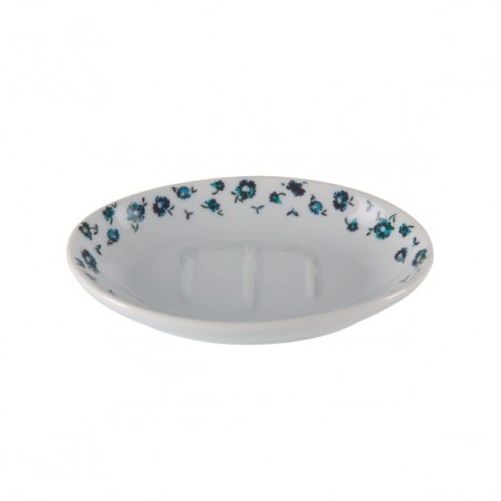 Porte savon porcelaine EVE Bleu Spirella