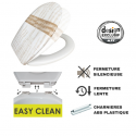 Sedile WC Thermo Dur ONS Beige - Cerniere PS MSV