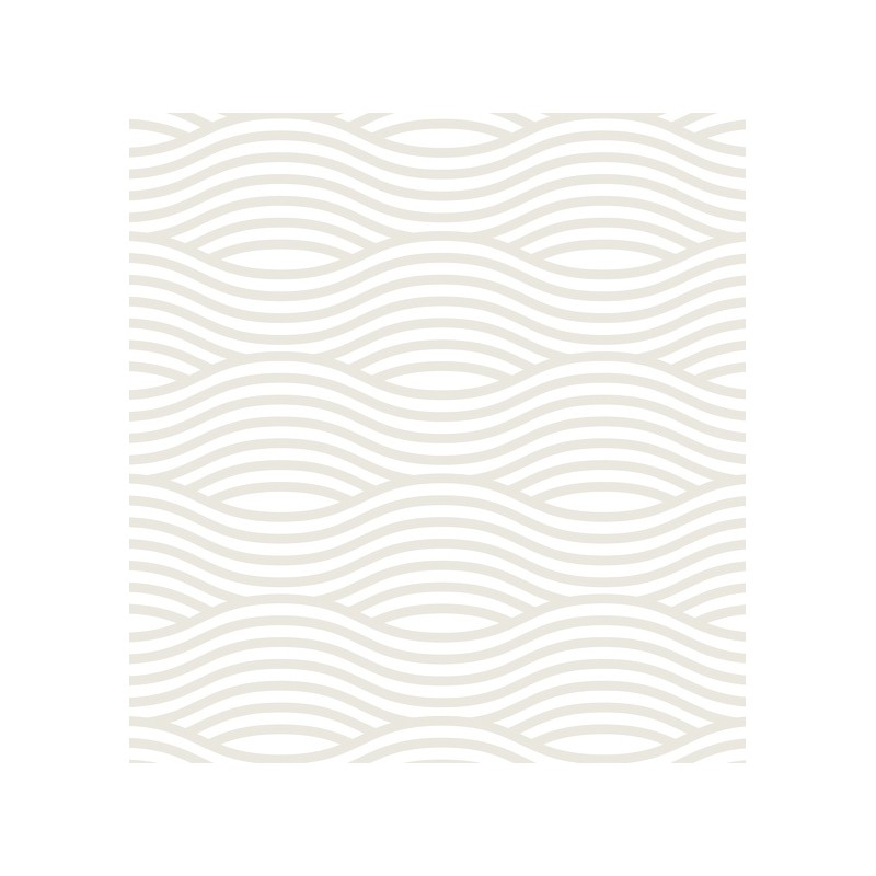 Cortina de ducha Poliéster WAVE 180x200cm CALIDAD PREMIUM Beige - Anillas incluidas MSV