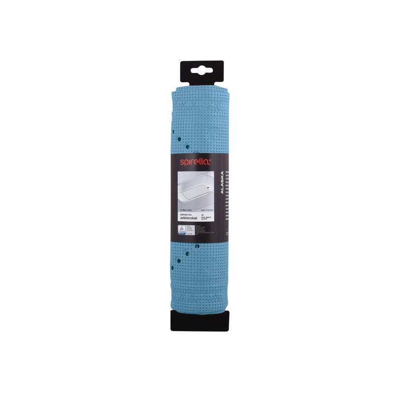 Badewannenmatte PVC ALASKA 71x36cm Blau Bermuda Spirella