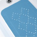 Badewannenmatte PVC ALASKA 71x36cm Blau Bermuda Spirella