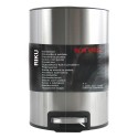 Poubelle à  pédale Inox RIKU 5L Brossé Spirella